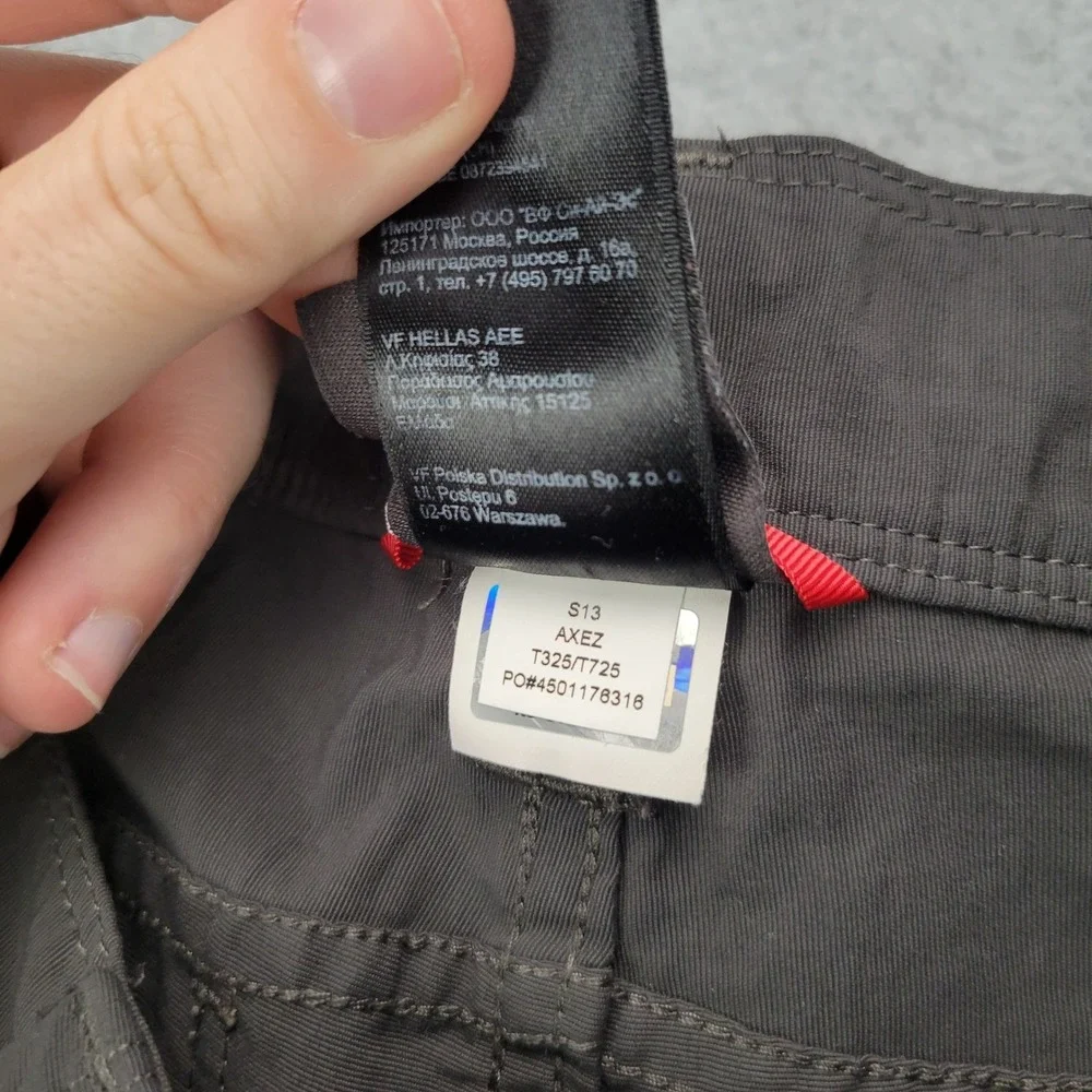 The North Face Hiking Shorts Mens 32 Gray Nylon Cargo Utility AXEZ T325/T725